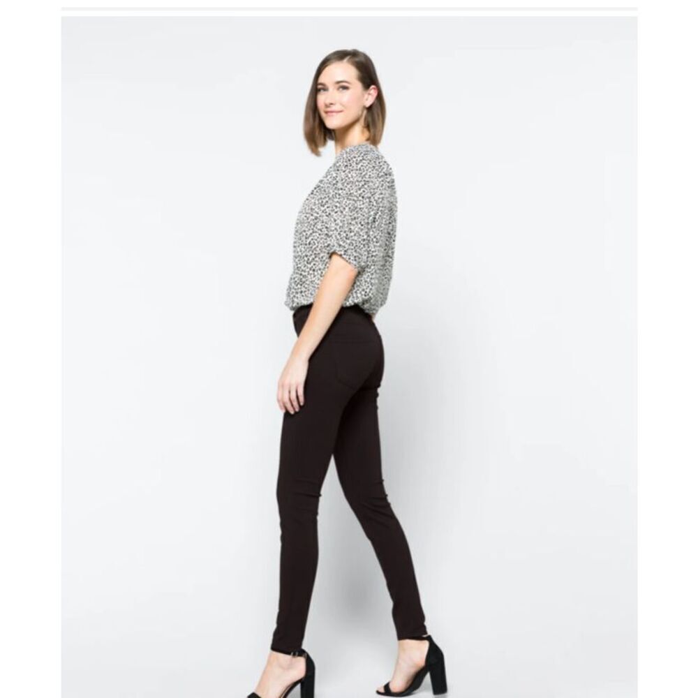 Liverpool black knit 20W straight business casual pants